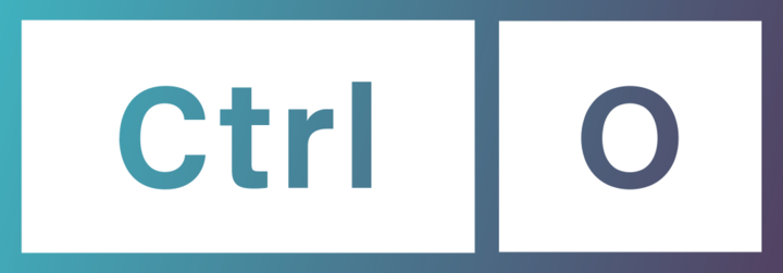 Ctrl O