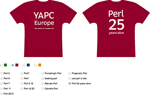 Perl 7 T-shirt